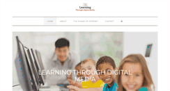 Desktop Screenshot of learningthroughdigitalmedia.net