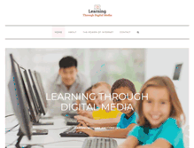 Tablet Screenshot of learningthroughdigitalmedia.net